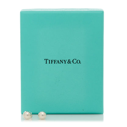 Tiffany Sterling Silver 8mm HardWear Ball Earrings 5 of 5