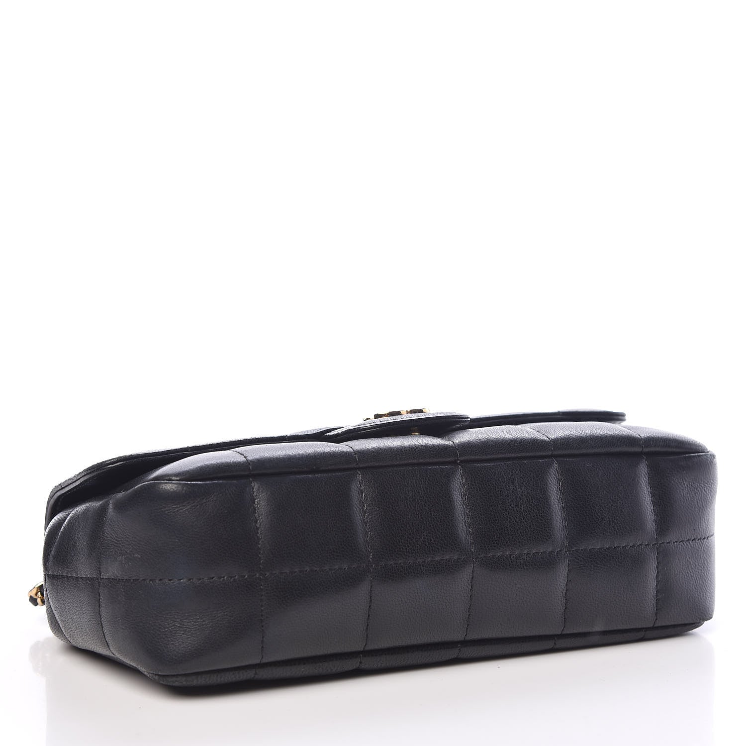 Chanel Lambskin Quilted Mini Chocolate Bar Camellia Flap Black 4 of 23