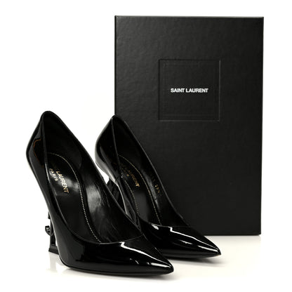 Saint Laurent Patent Calfskin Opyum 110 Pumps 39.5 Black 10 of 10
