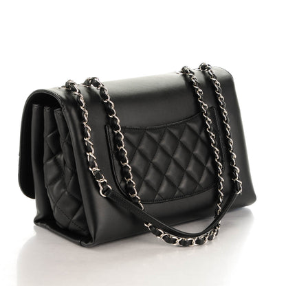 Chanel Calfskin Jumbo Tramezzo Flap Black 3 of 7