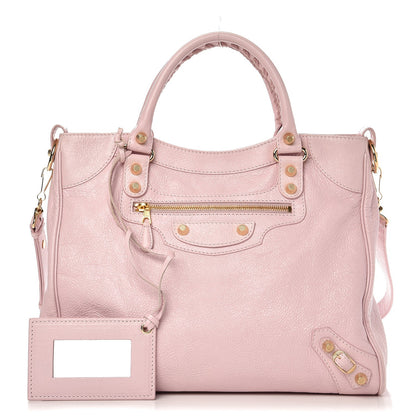 Balenciaga Agneau Giant 12 Gold Hardware Velo Rose Poudre Rose Petunia 1 of 8