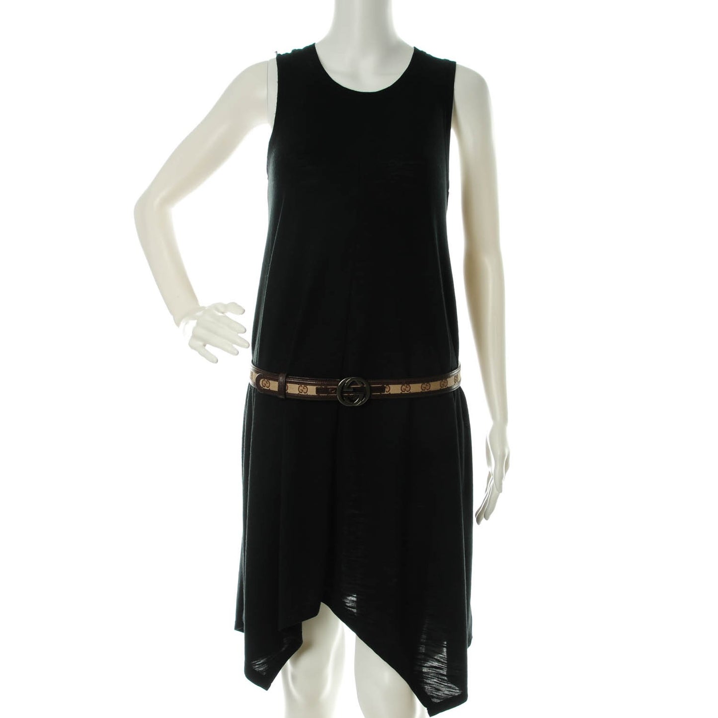 Monogram Interlocking G Belt 90 36 Dark Brown