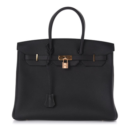 Hermes Togo Birkin 35 Black 1 of 12