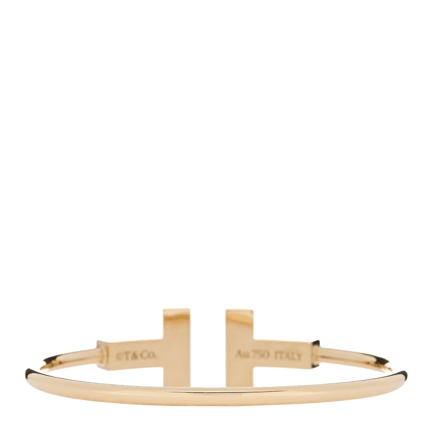 18K Yellow Gold Turquoise Wide T Wire Bracelet