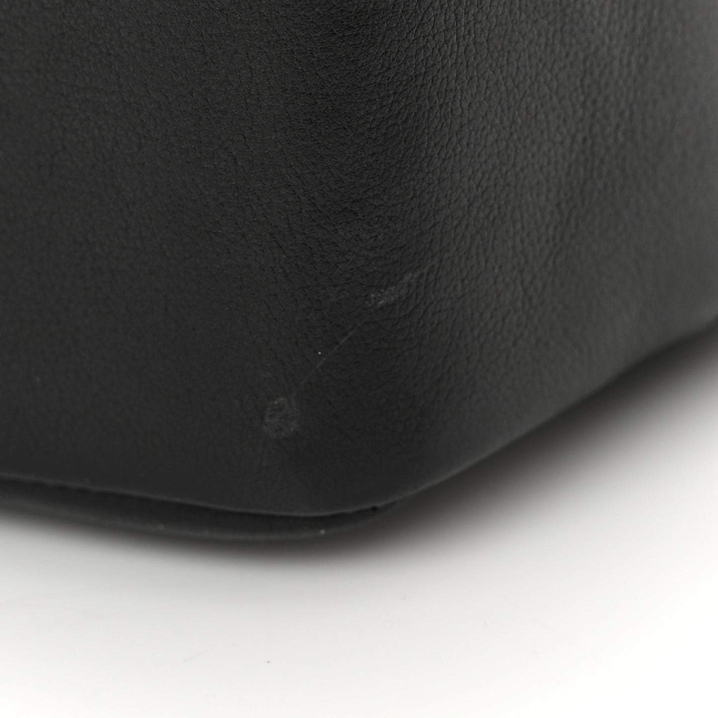 Calfskin Medium Classic Pure Double Flap Black