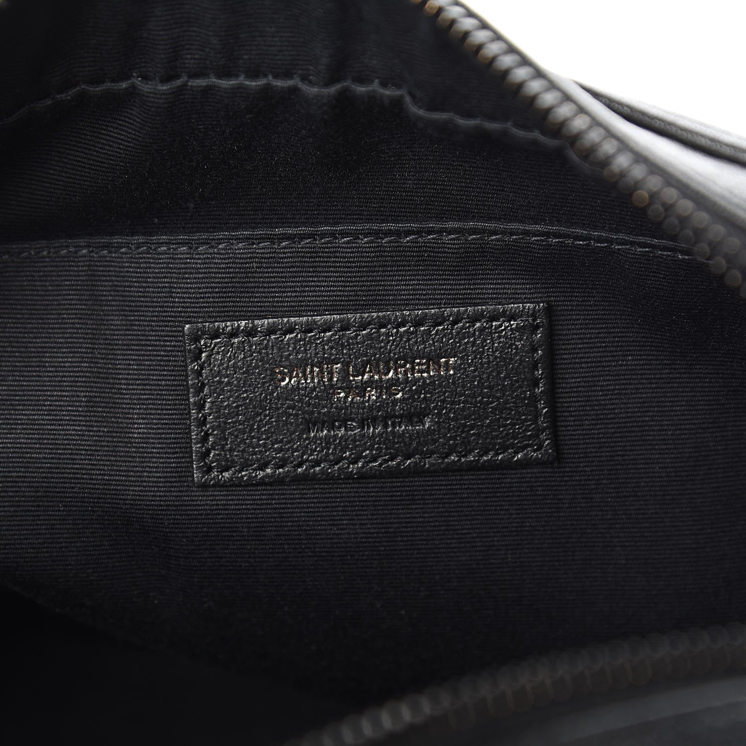 Saint Laurent Lambskin Monogram Lou Camera Bag Black 6 of 10