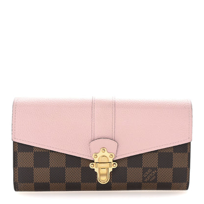 Louis Vuitton Damier Ebene Clapton Wallet Magnolia 1 of 7