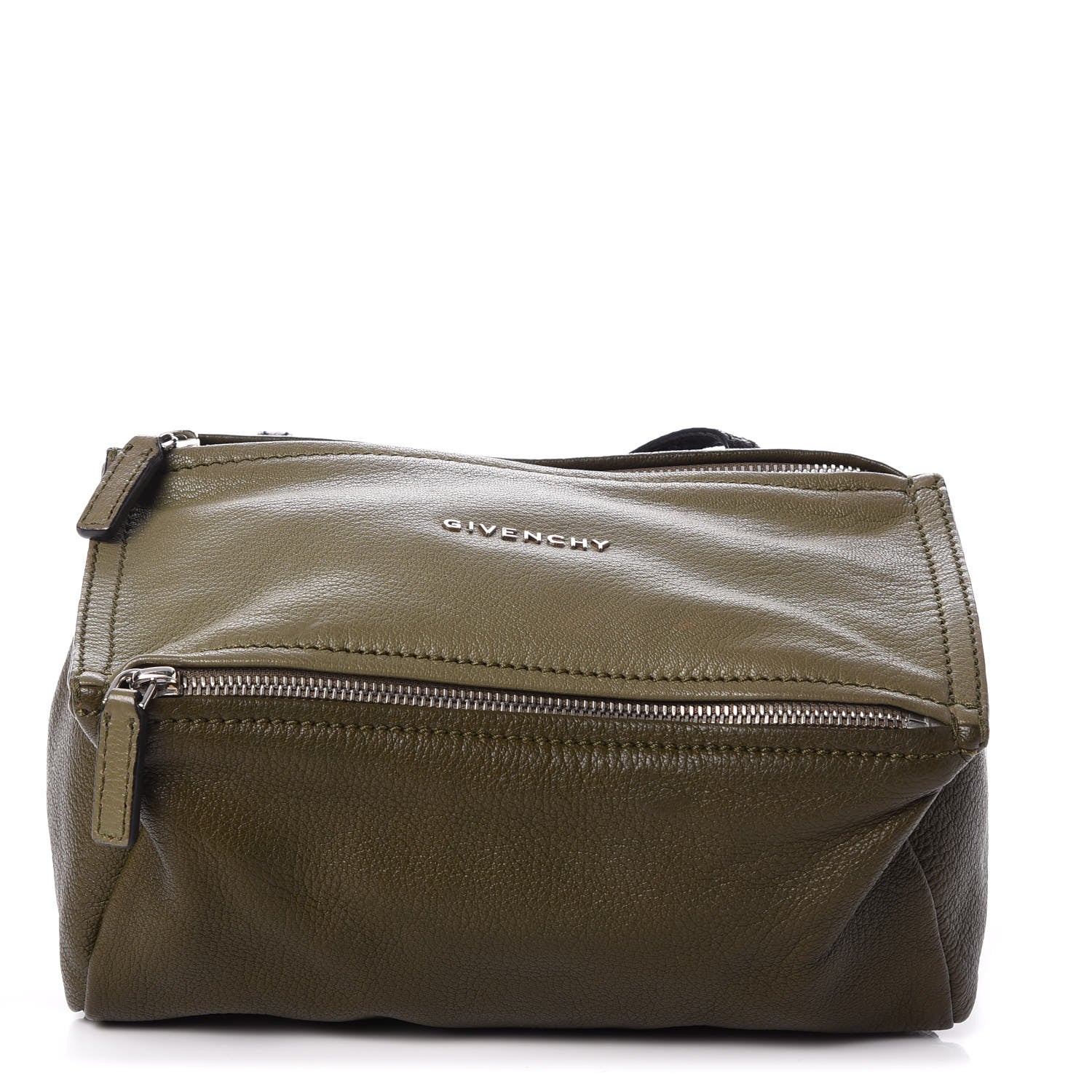 Givenchy Sugar Goatskin Tri-color Mini Pandora Khaki Black 1 of 5