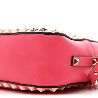 Valentino Garavani Calfskin Rockstud Camera Crossbody Bag Deep Rose 9 of 9