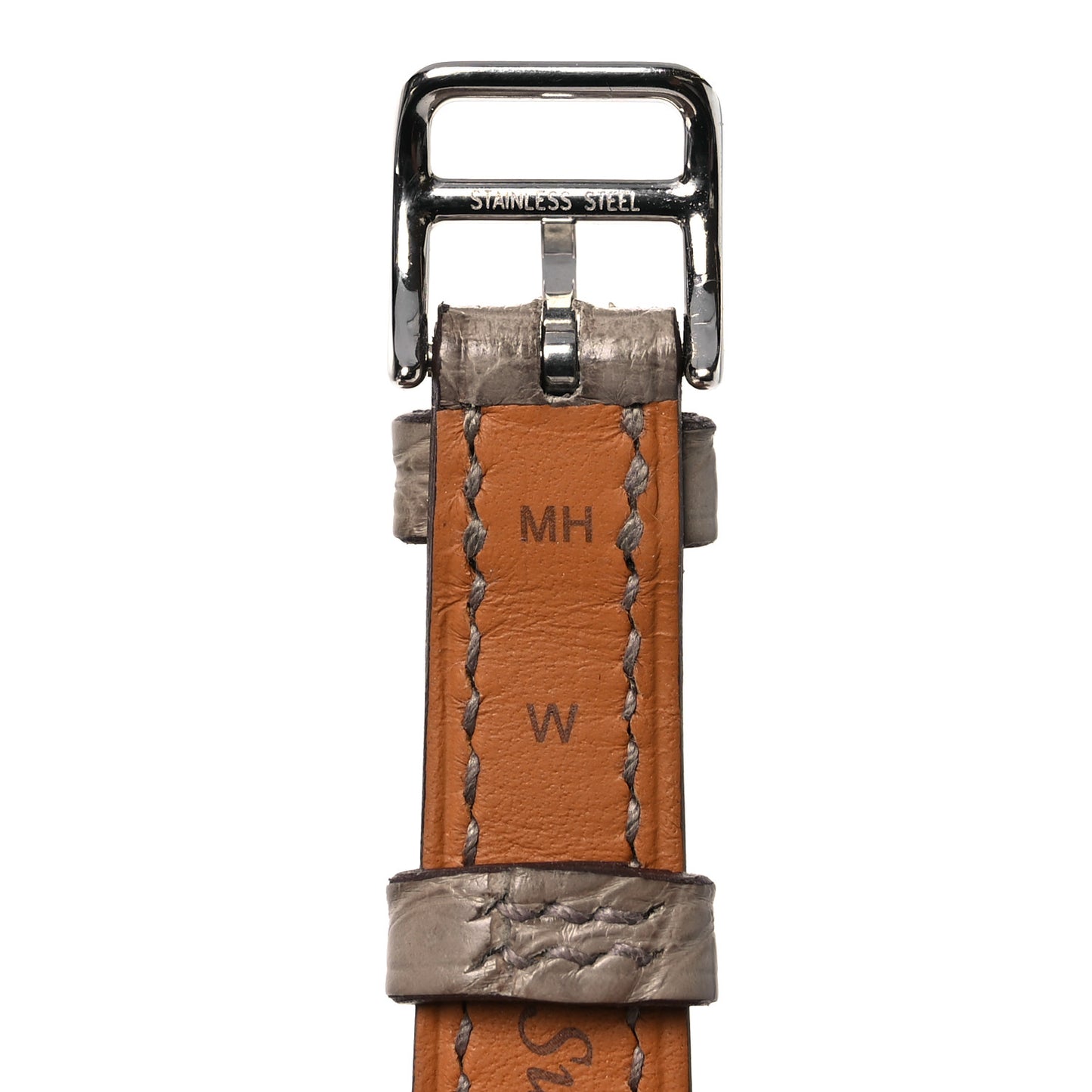 Matte Alligator 16mm Watch Strap Etoupe