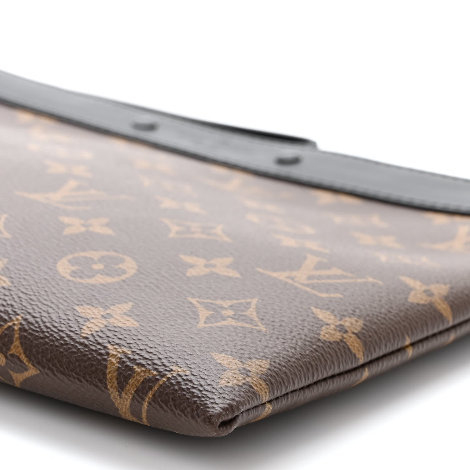 Louis Vuitton Monogram Macassar Pochette To-Go Black 9 of 9
