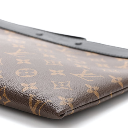 Louis Vuitton Monogram Macassar Pochette To-Go Black 9 of 9