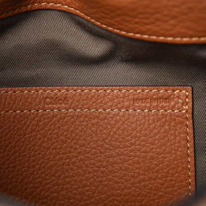 Chloe Calfskin Medium Marcie Round Crossbody Bag Tan 6 of 6