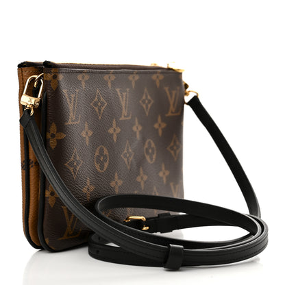 Louis Vuitton Reverse Monogram Giant Double Zip Pochette 3 of 11