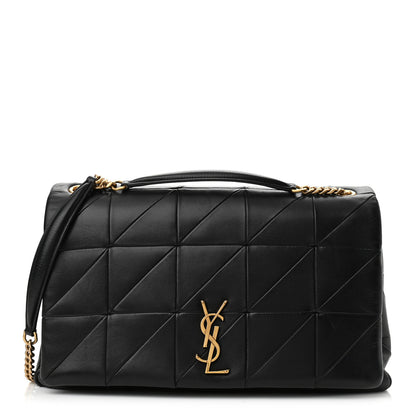 Saint Laurent Lambskin Patchwork Monogram Large Jamie Black 1 of 13
