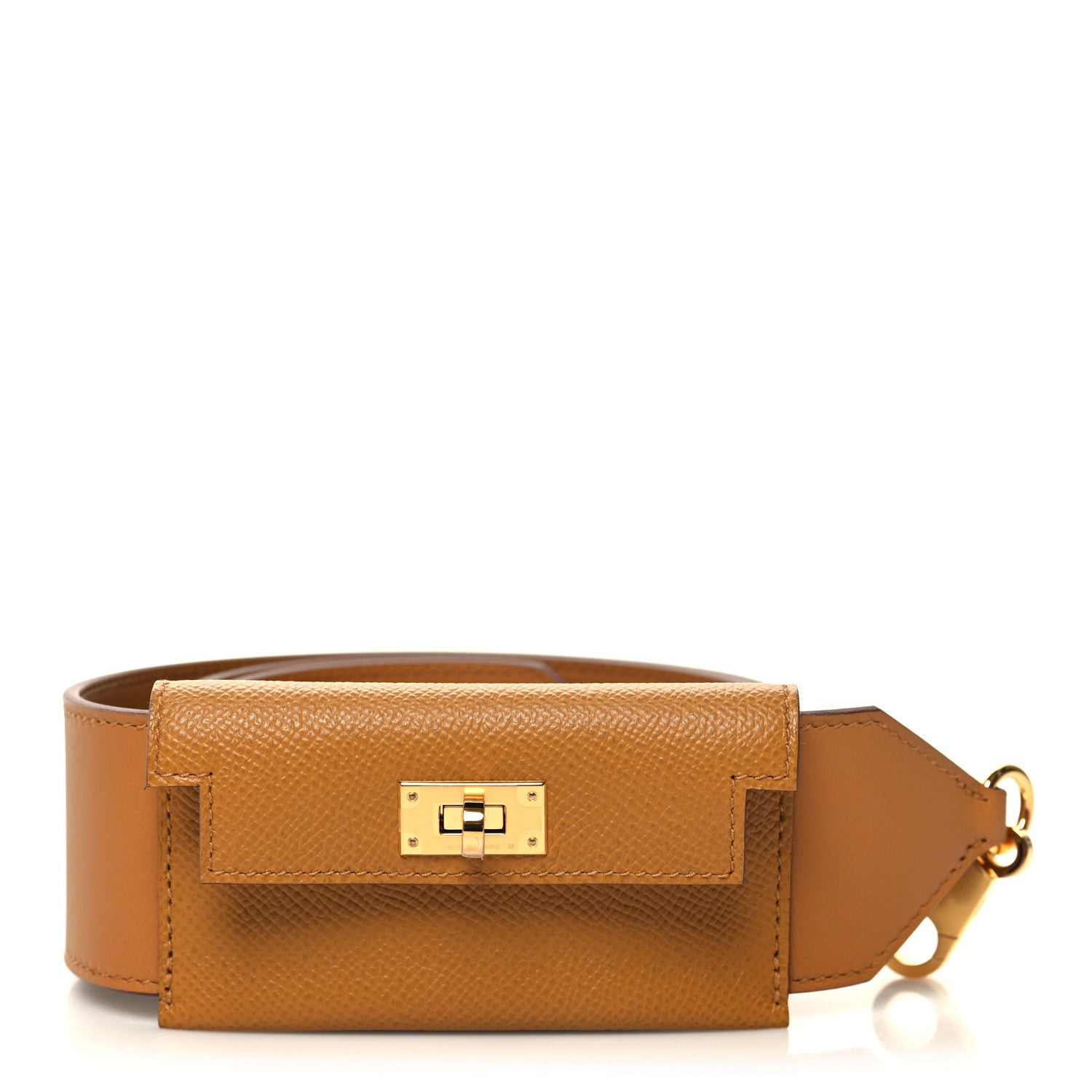 Hermes Swift Epsom Pocket Kelly Shoulder Strap Sesame 1 of 7