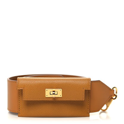 Hermes Swift Epsom Pocket Kelly Shoulder Strap Sesame 1 of 7