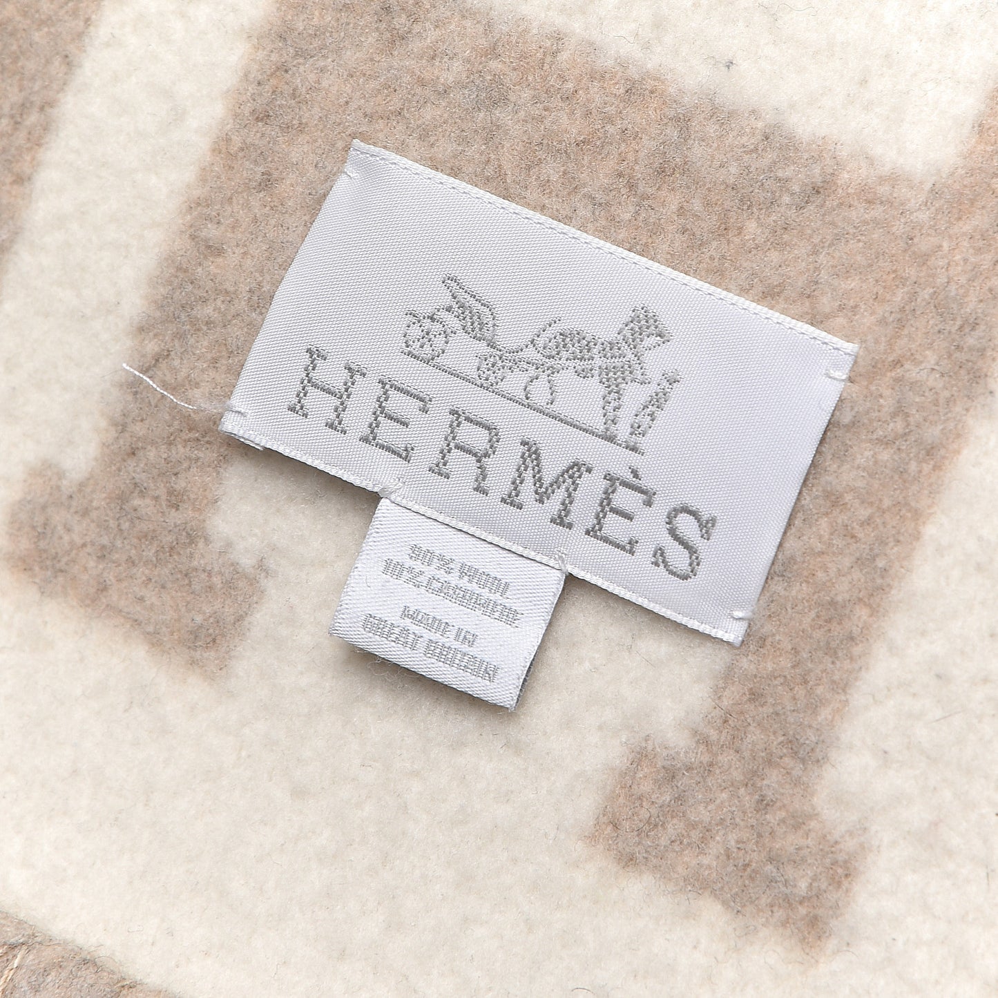 Wool Cashmere Avalon III Blanket Coco Camomille