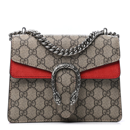 Gucci GG Supreme Monogram Mini Dionysus Shoulder Bag Hibiscus Red 1 of 6