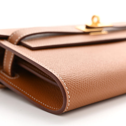 Hermes Epsom Kelly Wallet To Go Gold 7 of 10