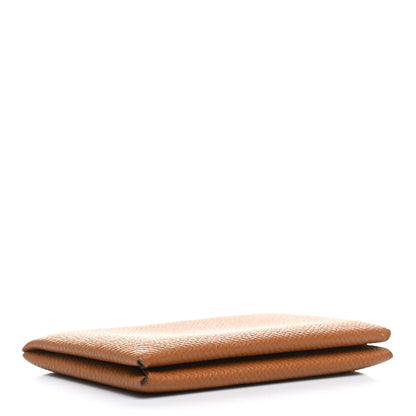Hermes Epsom Calvi Card Case Gold 4 of 8