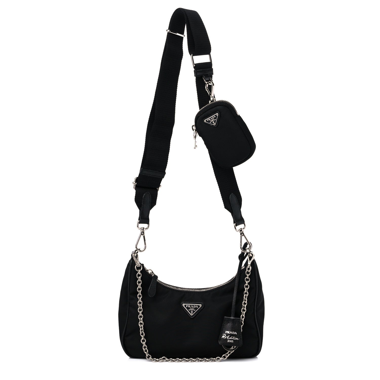 Prada Nylon Re-Edition 2005 Shoulder Bag Black 1 of 10