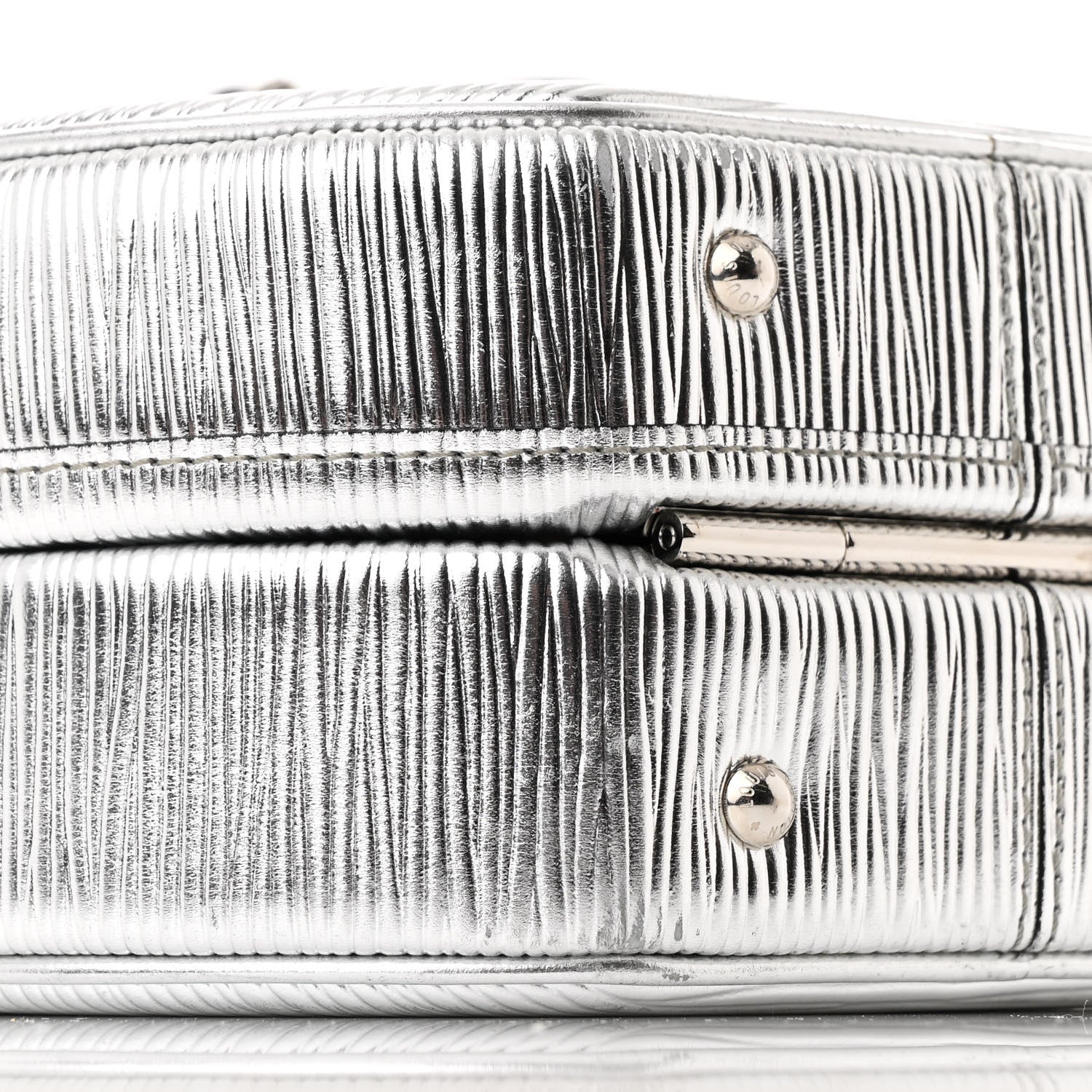 Louis Vuitton Metallic Epi Petite Boite Chapeau Silver 8 of 10