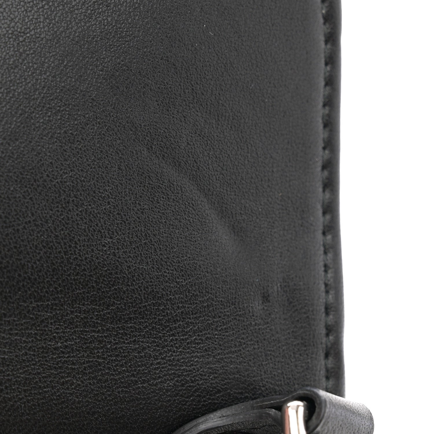 Chanel Lambskin Quilted Chain Around Flap Crossbody Black 12 of 12