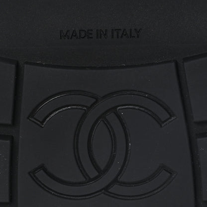 Chanel Lambskin Mary Jane Flats 37 Black 7 of 9