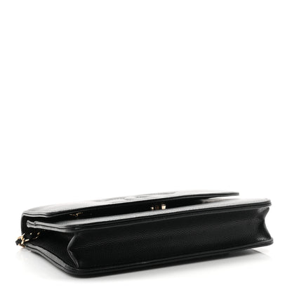Chanel Caviar Timeless CC Wallet On Chain WOC Black 4 of 12