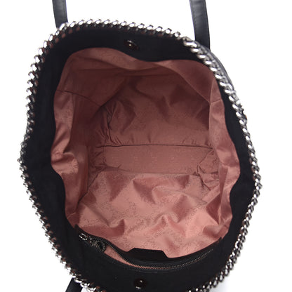 Stella McCartney Shaggy Deer Quilted Falabella Shopper Tote Black 5 of 12