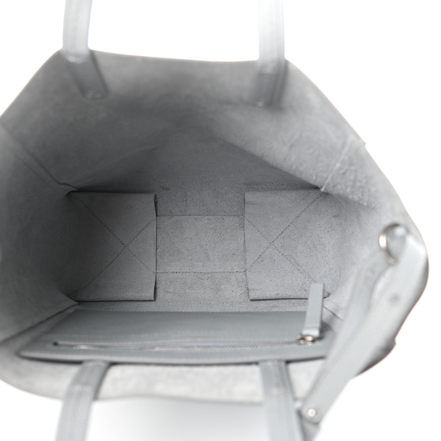 Celine Grained Calfskin Small Vertical Cabas Mineral 5 of 11