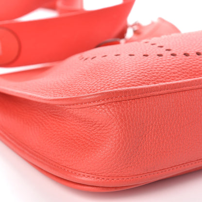 Hermes Taurillon Clemence Evelyne III PM Rose Jaipur 9 of 13