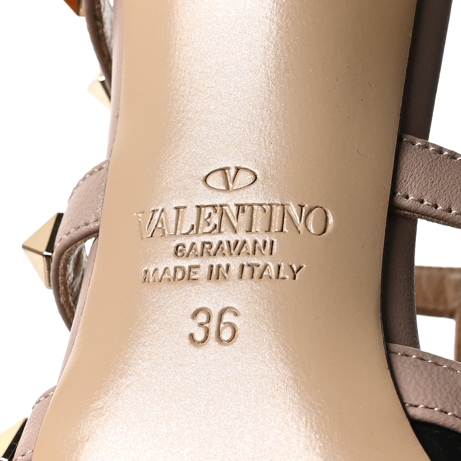 Valentino Garavani Nappa Rockstud 90mm Cage Mules 36 Black Poudre 7 of 9