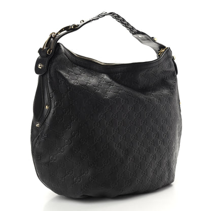 Gucci Guccissima Pelham Medium Hobo Black 3 of 11