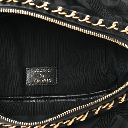 Chanel Nylon Grosgrain Lifestyle Pouch Black 5 of 8