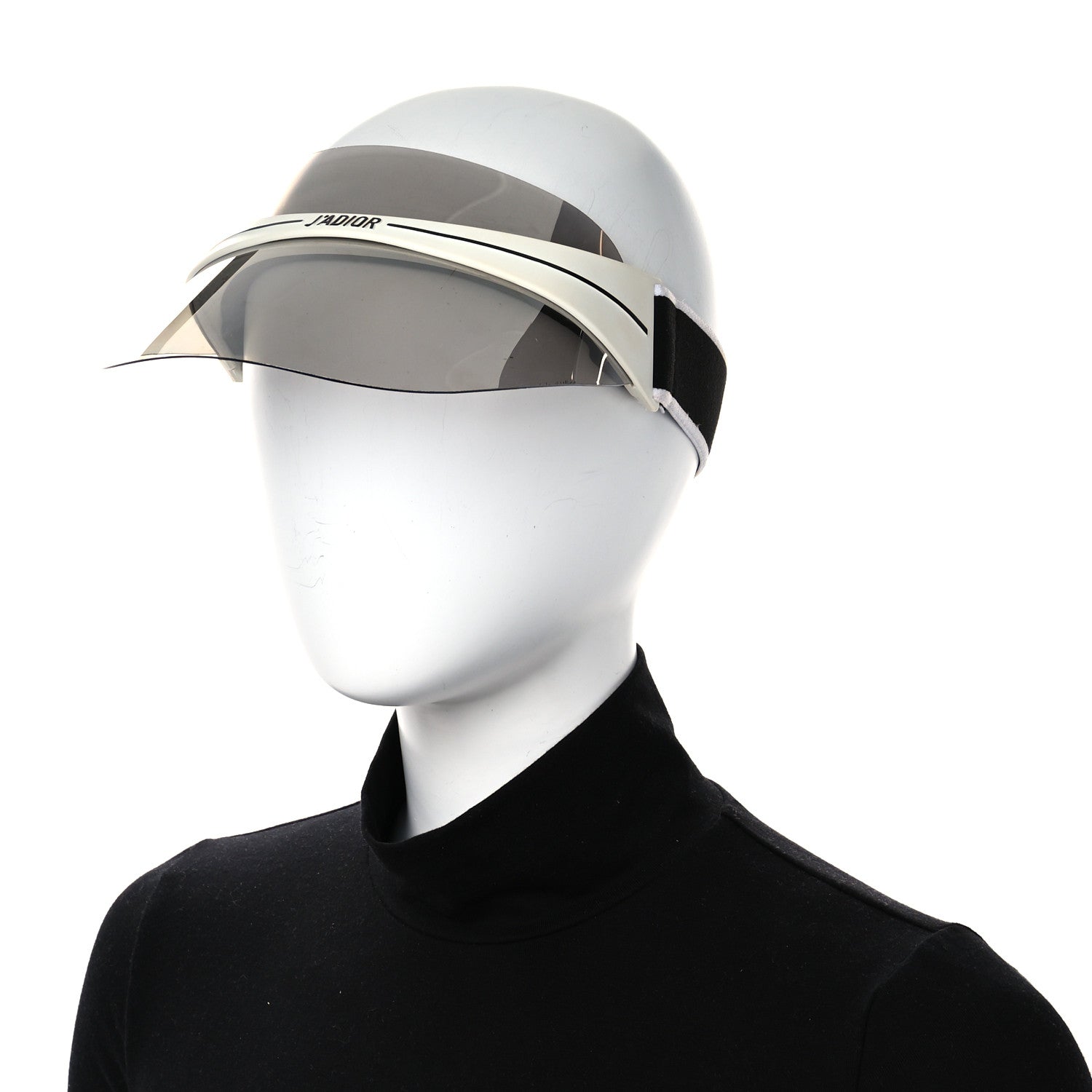 Christian Dior Mirrored DiorClub1 Sun Visor Silver 2 of 11