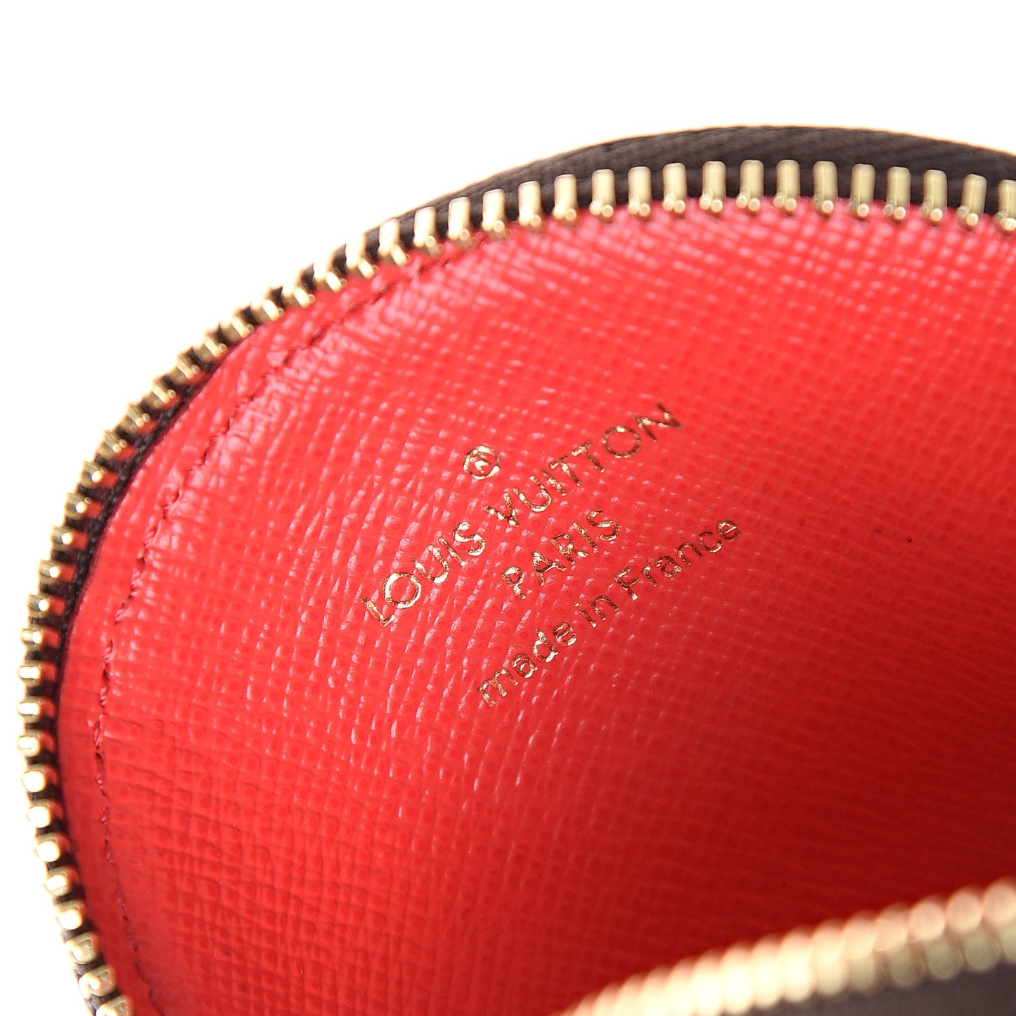Monogram 2016 Christmas Animation Round Coin Purse Rouge