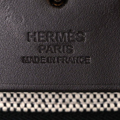 Hermes Toile H Berline Vache Hunter Herbag Zip 39 MM Black Ebene 6 of 12