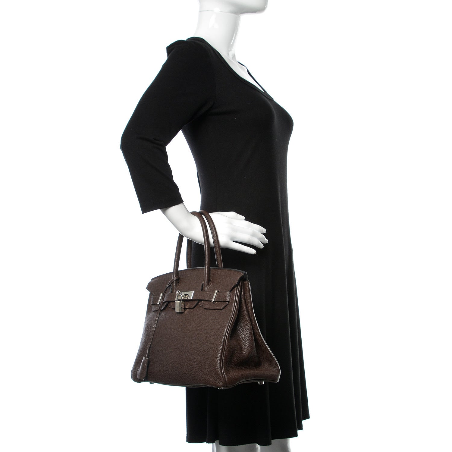 Hermes Togo Birkin 30 Chocolate 2 of 37