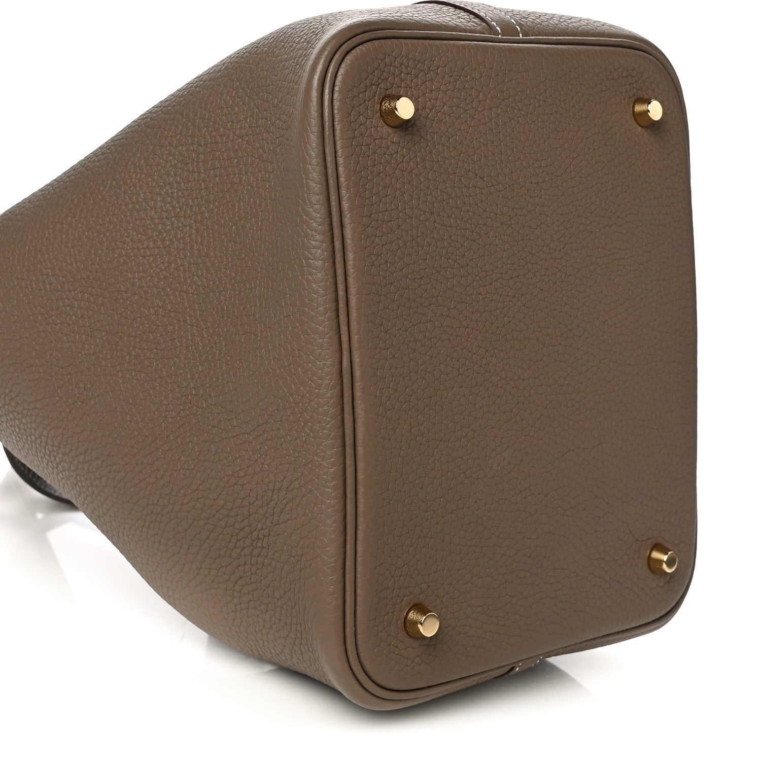 Hermes Taurillon Clemence Picotin Lock 22 MM Etoupe 8 of 10