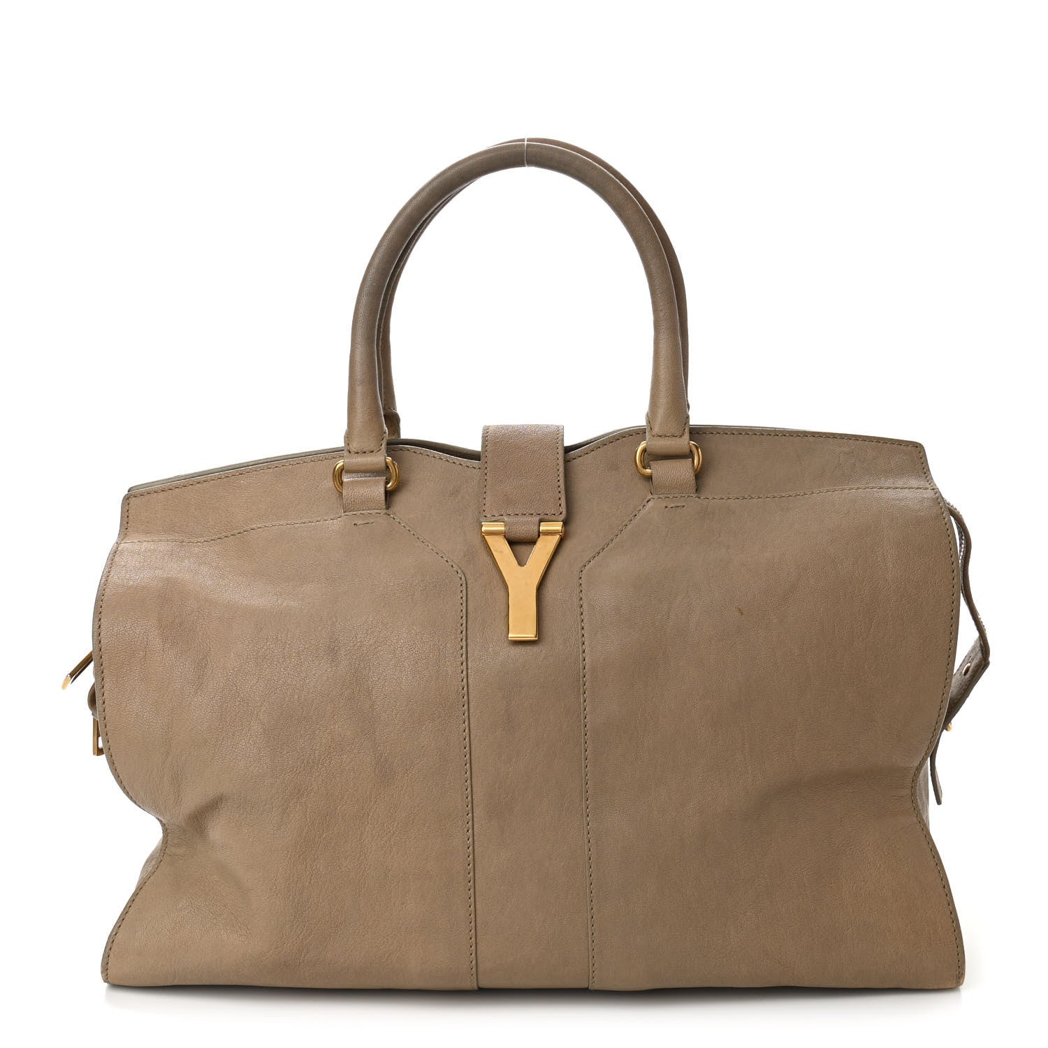 Saint Laurent Sheepskin Large Cabas ChYc Beige 1 of 12