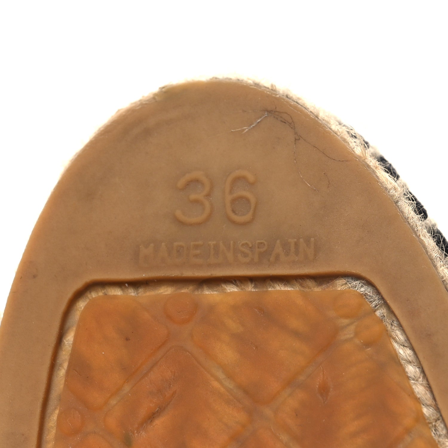 Chanel Canvas CC Espadrilles 36 Navy Black 6 of 8
