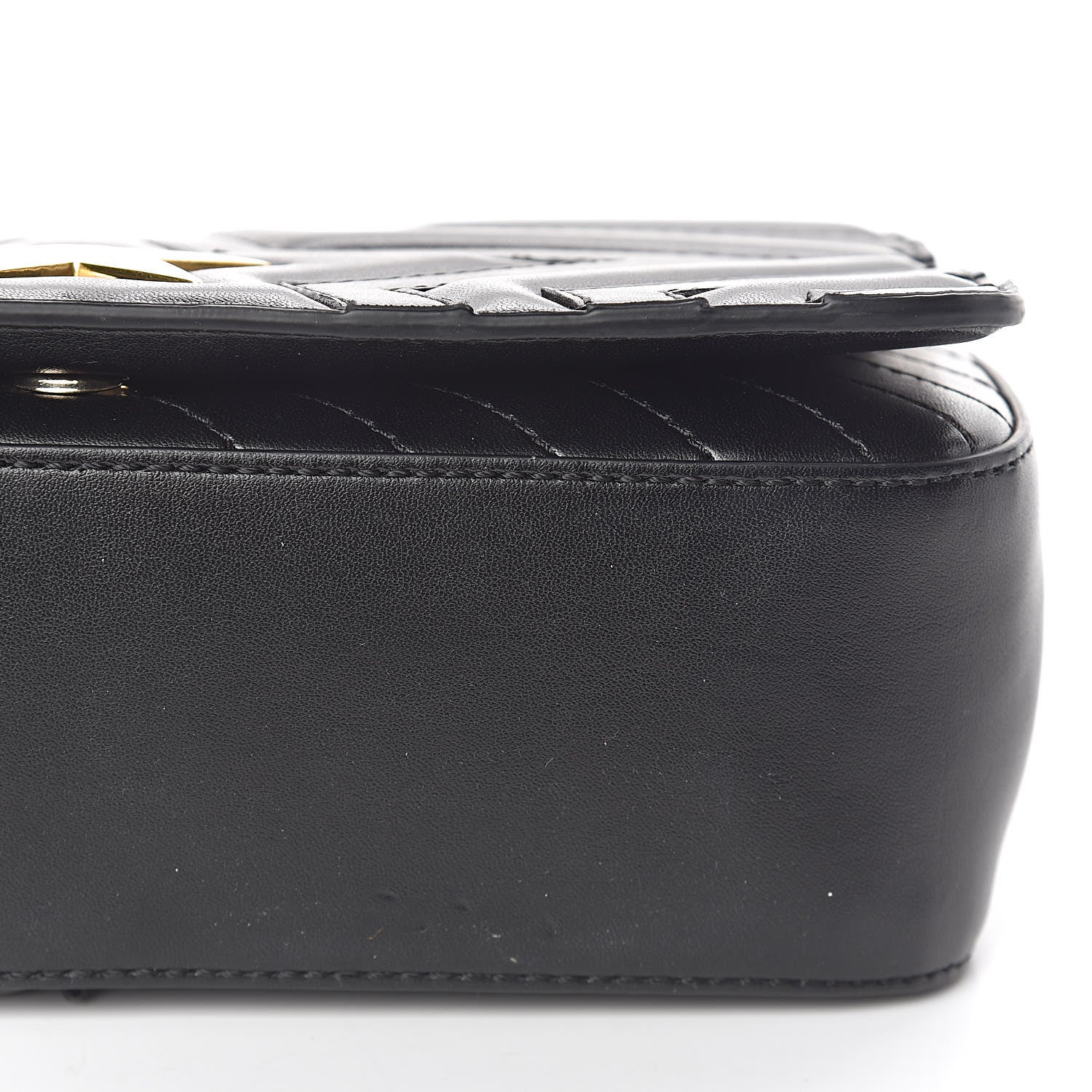Stella McCartney Alter Nappa Star Medium Flap Shoulder Bag Black 10 of 12
