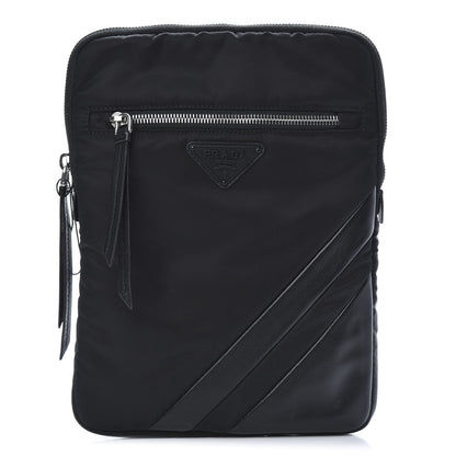 Prada Tessuto Nylon Nappa Pouch Black 1 of 9