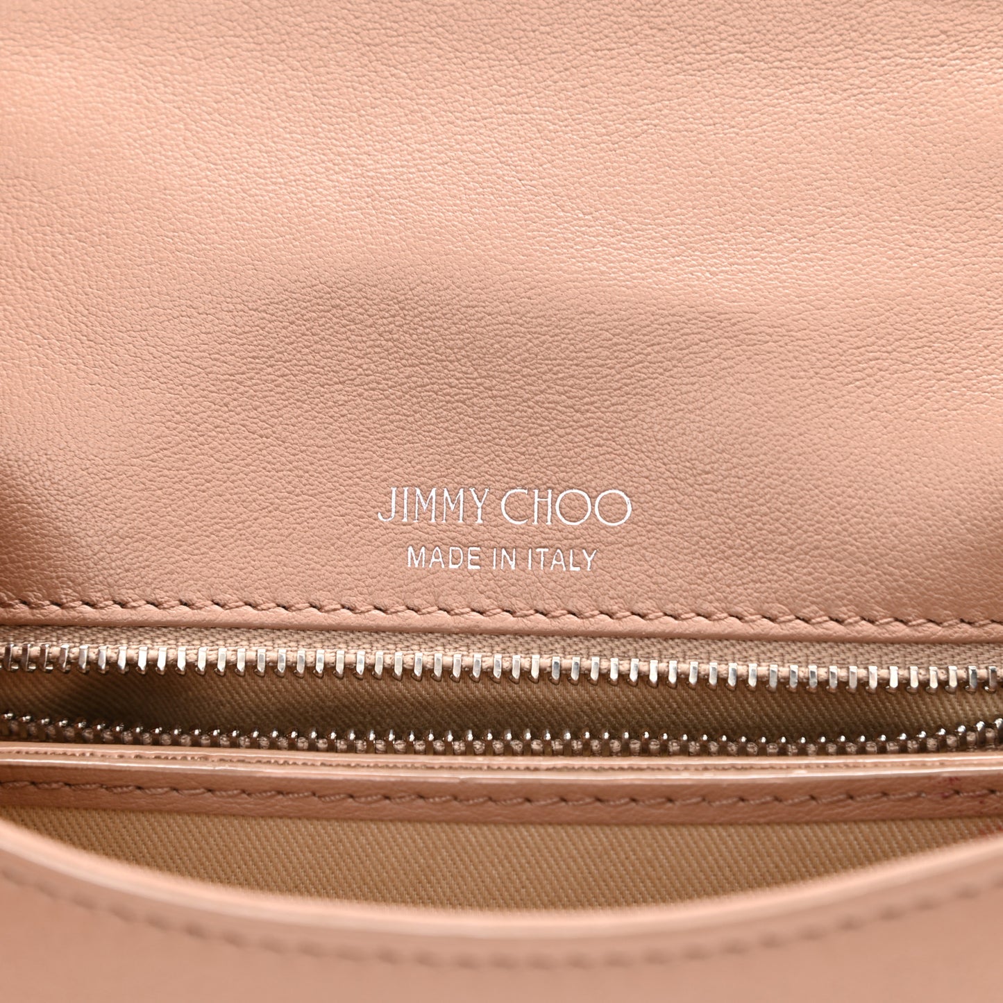 Calfskin Crystal Medium Cheri Top Handle Bag Powder Pink