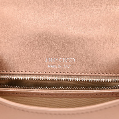 Jimmy Choo Calfskin Crystal Medium Cheri Top Handle Bag Powder Pink 10 of 17