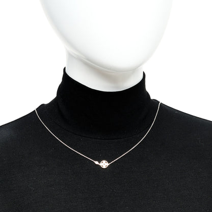 Louis Vuitton 18K White Gold Diamond Idylle Blossom Pendant Necklace 2 of 6