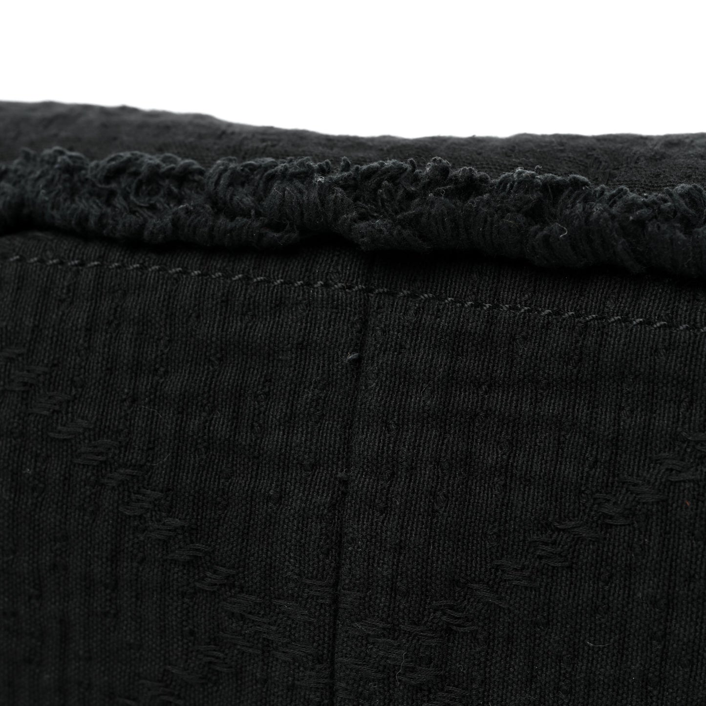 Canvas Large Double Face Shopping Tote Black