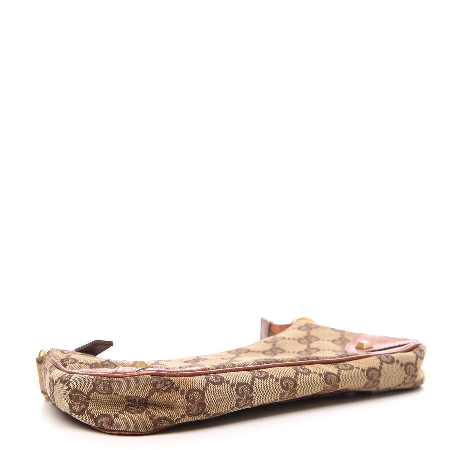 Monogram Horsebit Nail Chain Pochette Orange